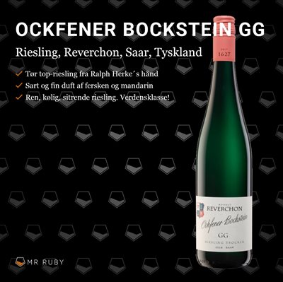 2019 Ockfener Bockstein GG, Weingut Reverchon, Saar, Tyskland